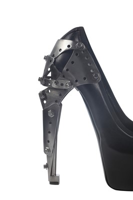 Lot 430 - A rare pair of Alexander McQueen 'Shipwreck' ballet shoes, 'Plato's Atlantis' collection, Spring-Summer 2010