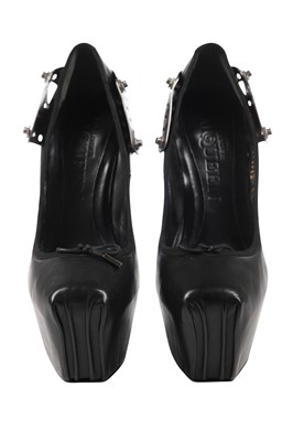 Lot 430 - A rare pair of Alexander McQueen 'Shipwreck' ballet shoes, 'Plato's Atlantis' collection, Spring-Summer 2010