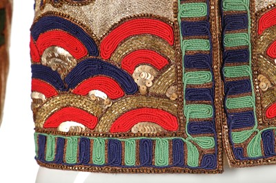 Lot 321 - A Marc Bohan for Christian Dior chinoiserie lamé jacket, probably Autumn-Winter 1975-76