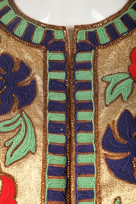 Lot 321 - A Marc Bohan for Christian Dior chinoiserie lamé jacket, probably Autumn-Winter 1975-76