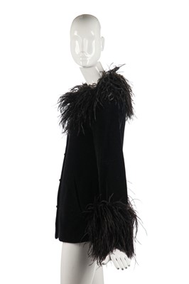 Lot 403 - An Yves Saint Laurent black velvet jacket, 1990s
