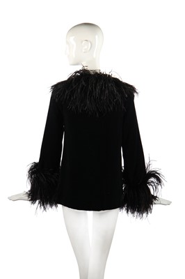 Lot 403 - An Yves Saint Laurent black velvet jacket, 1990s