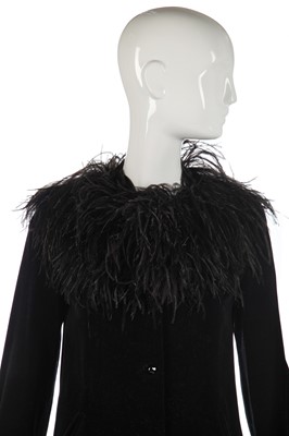 Lot 403 - An Yves Saint Laurent black velvet jacket, 1990s