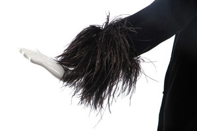 Lot 403 - An Yves Saint Laurent black velvet jacket, 1990s