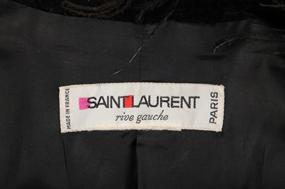 Lot 403 - An Yves Saint Laurent black velvet jacket, 1990s