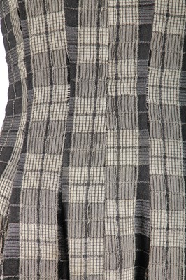 Lot 375 - A rare John Galliano tartan cotton dress, 'The Rose' collection, Autumn-Winter 1987-88