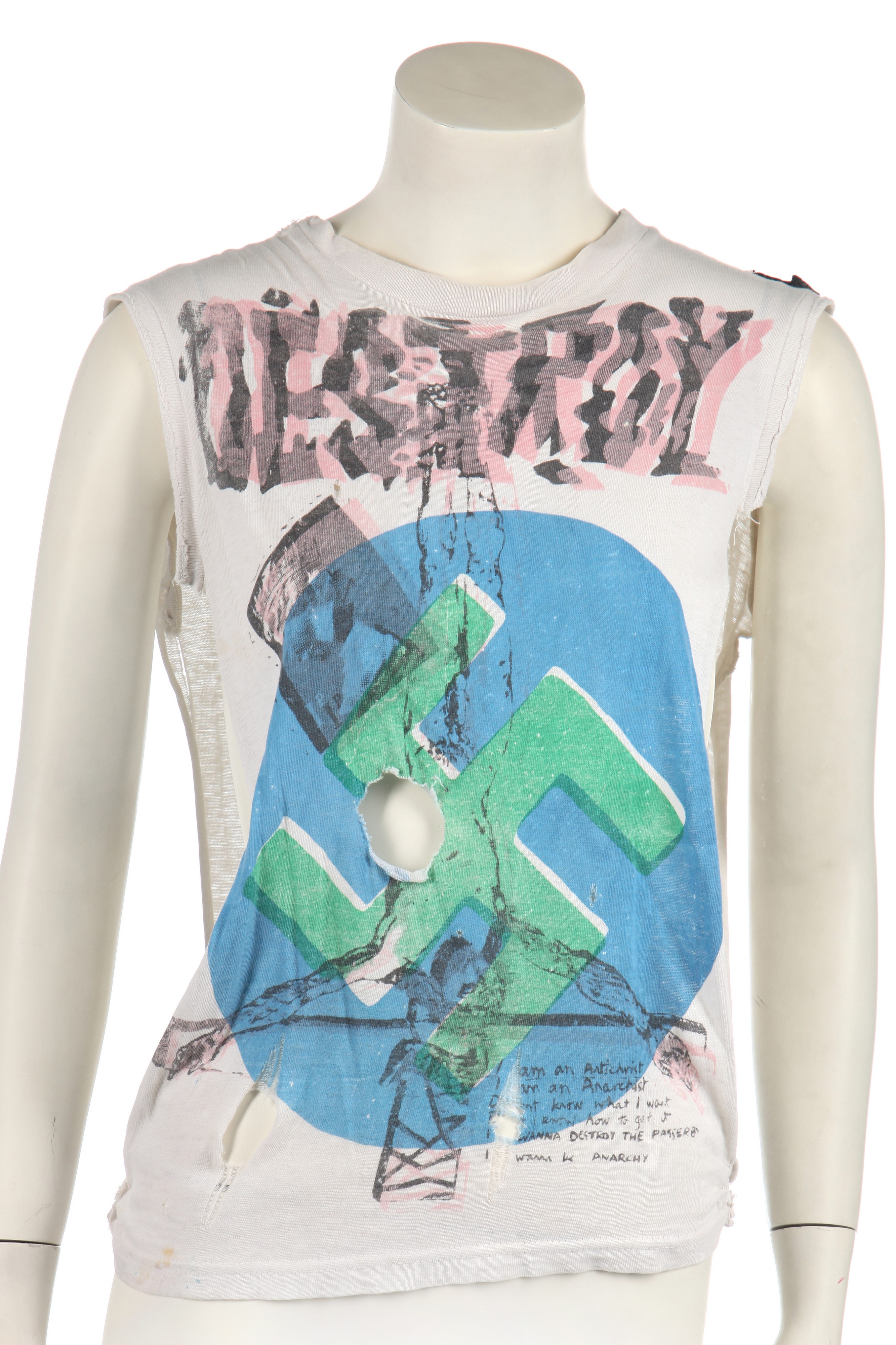 Lot 334 - A Westwood/McLaren 'Destroy' T-shirt, circa