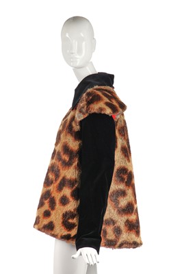 Lot 388 - A Vivienne Westwood fox fur and scarlet wool 'hunt' jacket, 'Storm in a Teacup' collection, Autumn-Winter 1996-97