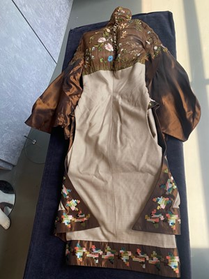 Lot 410 - A Givenchy haute couture by Alexander McQueen wild flower embroidered gown, Autumn-Winter 1999-2000