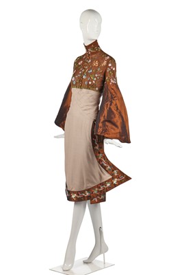 Lot 410 - A Givenchy haute couture by Alexander McQueen wild flower embroidered gown, Autumn-Winter 1999-2000