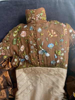 Lot 410 - A Givenchy haute couture by Alexander McQueen wild flower embroidered gown, Autumn-Winter 1999-2000