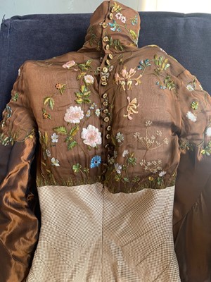 Lot 410 - A Givenchy haute couture by Alexander McQueen wild flower embroidered gown, Autumn-Winter 1999-2000