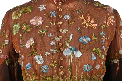Lot 410 - A Givenchy haute couture by Alexander McQueen wild flower embroidered gown, Autumn-Winter 1999-2000