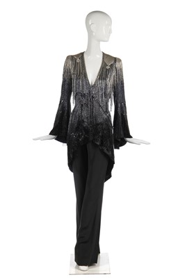 Lot 401 - A Jean-Louis Scherrer by Stéphane Rolland beaded evening jacket, Autumn-Winter 1997-98