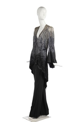 Lot 401 - A Jean-Louis Scherrer by Stéphane Rolland beaded evening jacket, Autumn-Winter 1997-98