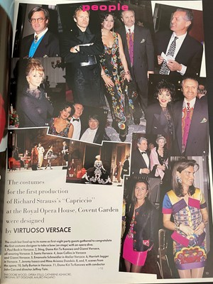 Lot 400 - A Gianni Versace printed silk two-piece ensemble, probably Spring-Summer 1991