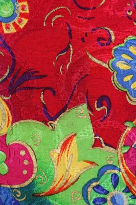 Lot 400 - A Gianni Versace printed silk two-piece ensemble, probably Spring-Summer 1991
