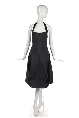 Lot 412 - An Alexander McQueen black faille and damask dress, 'Dance of the Twisted Bull' collection, Spring-Summer 2002