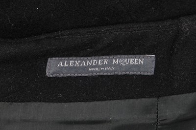 Lot 136 - An Alexander McQueen embroidered black wool coat, pre-fall 2003 collection