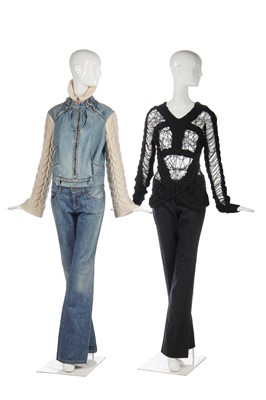 Lot 414 - Alexander McQueen group of garments, 2003 pre-fall and commercial collections