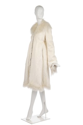 Lot 417 - An Alexander McQueen patchworked coat, 'Scanners', Autumn-Winter, 2003-04