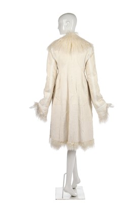 Lot 417 - An Alexander McQueen patchworked coat, 'Scanners', Autumn-Winter, 2003-04