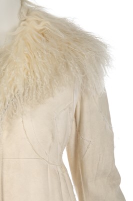 Lot 417 - An Alexander McQueen patchworked coat, 'Scanners', Autumn-Winter, 2003-04