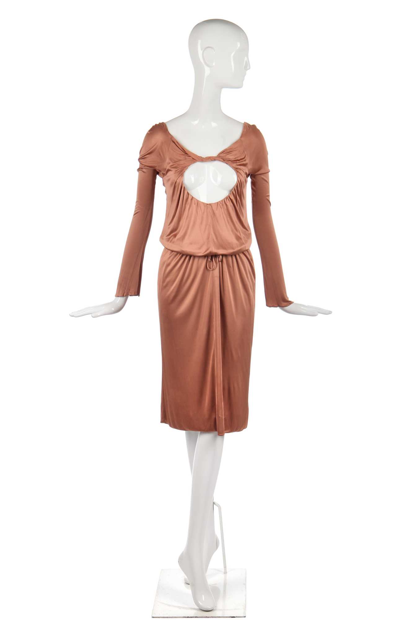 Lot 421 - Two silk jersey cocktail dresses, 'Pantheum as Lecum' collection, Autumn-Winter 2004-05