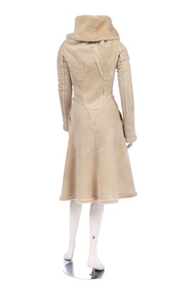 Lot 124 - An Alexander McQueen sheepskin coat,  'Pantheum as Lecum' collection, Autumn-Winter 2004-05