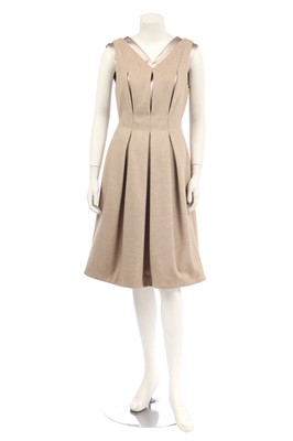 Lot 125 - An Alexander McQueen camel cashmere dress, 'Pantheum as Lecum' collection, Autumn-Winter 2004-05
