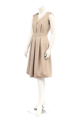 Lot 125 - An Alexander McQueen camel cashmere dress, 'Pantheum as Lecum' collection, Autumn-Winter 2004-05