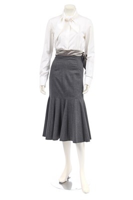 Lot 125 - An Alexander McQueen camel cashmere dress, 'Pantheum as Lecum' collection, Autumn-Winter 2004-05