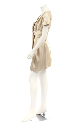 Lot 118 - An Alexander McQueen gold cocktail dress, 'The Man Who Knew Too Much', commercial collection, Autumn-Winter 2005-06