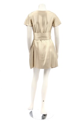 Lot 118 - An Alexander McQueen gold cocktail dress, 'The Man Who Knew Too Much', commercial collection, Autumn-Winter 2005-06