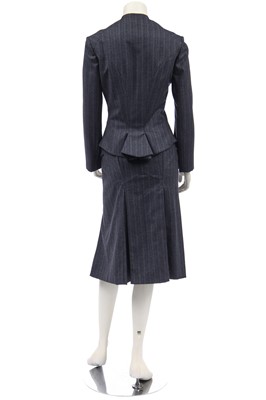 Lot 121 - An Alexander McQueen blue wool suit and assorted separates, 2005-06
