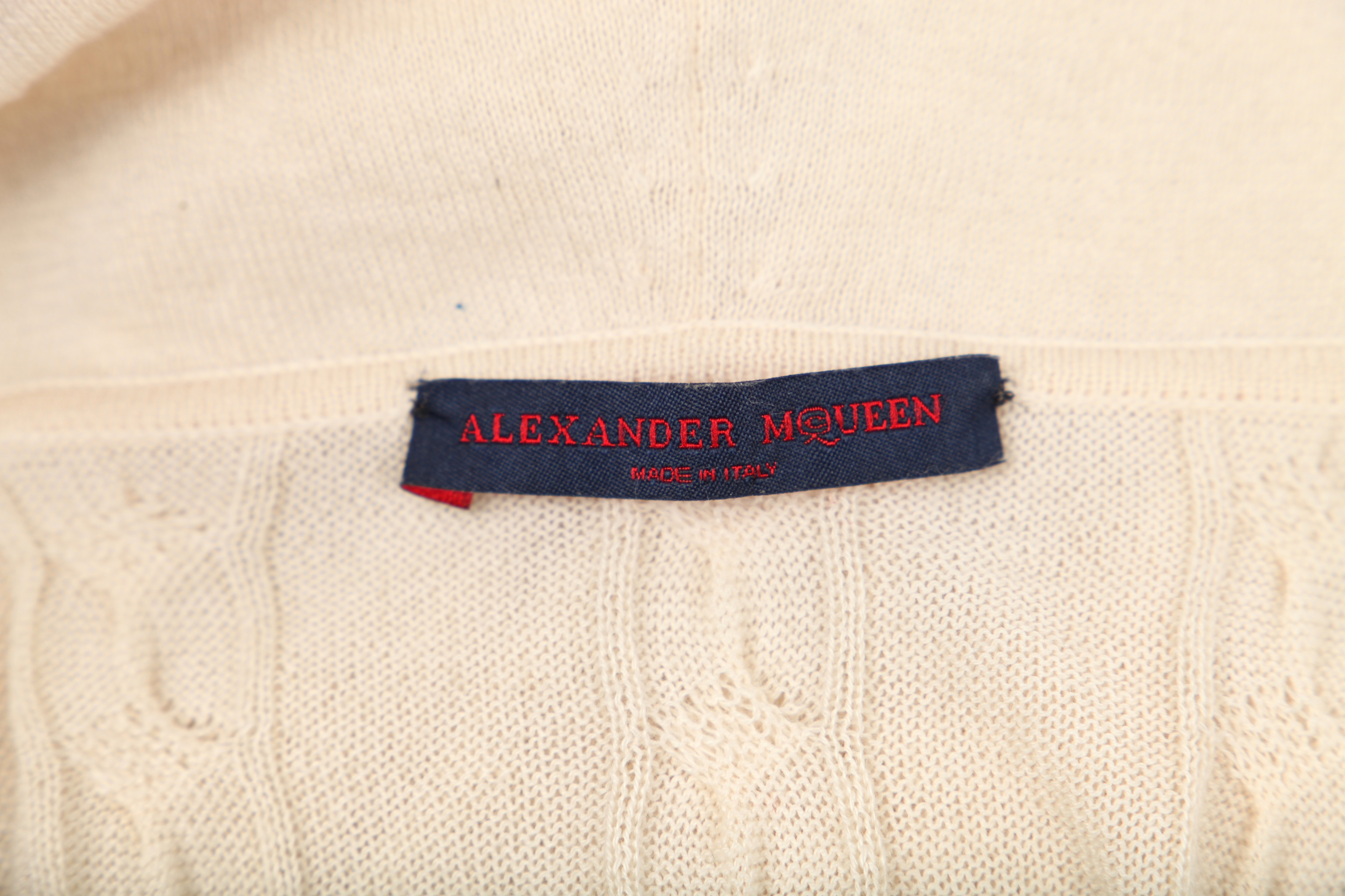 Lot 110 - An Alexander McQueen by Sarah Burton knitted