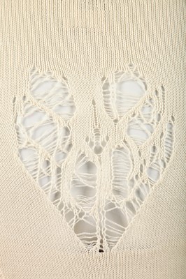 Lot 433 - A John Galliano knitted ivory silk evening ensemble, Spring-Summer 2000