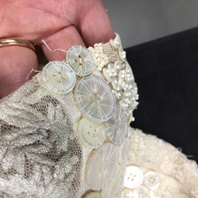 Lot 431 - Alexander McQueen by Sarah Burton beaded and embroidered ivory organza cocktail dress, Spring-Summer 2011