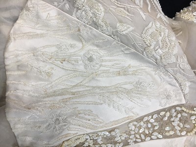 Lot 431 - Alexander McQueen by Sarah Burton beaded and embroidered ivory organza cocktail dress, Spring-Summer 2011