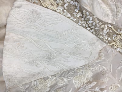Lot 431 - Alexander McQueen by Sarah Burton beaded and embroidered ivory organza cocktail dress, Spring-Summer 2011
