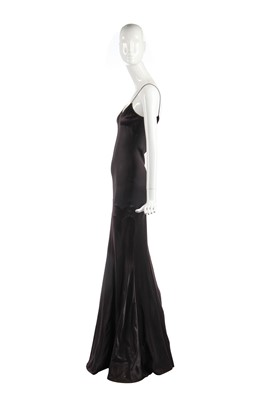 Lot 432 - Two bias-cut dresses, one by Galliano, the other an unfinished prototype by McQueen inspired by it