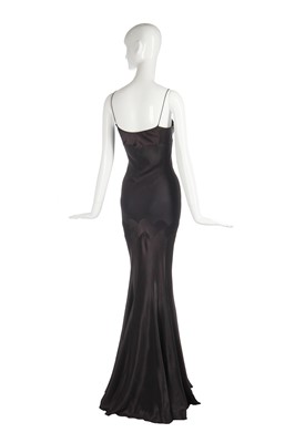 Lot 432 - Two bias-cut dresses, one by Galliano, the other an unfinished prototype by McQueen inspired by it