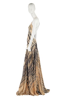 Lot 432 - Two bias-cut dresses, one by Galliano, the other an unfinished prototype by McQueen inspired by it