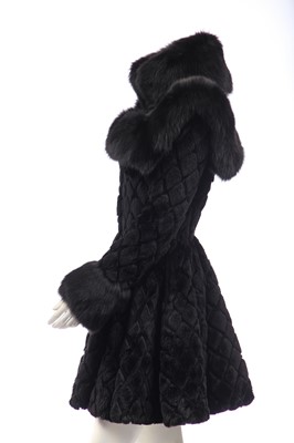 Lot 104 - Alexander McQueen by Sarah Burton trimmed fur and fox fur coat, circa 2014