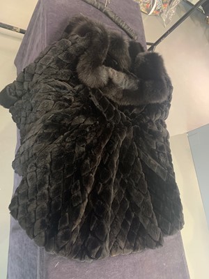 Lot 104 - Alexander McQueen by Sarah Burton trimmed fur and fox fur coat, circa 2014