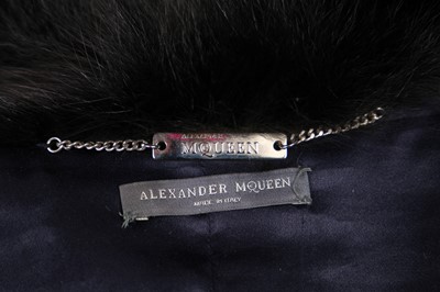 Lot 105 - Alexander McQueen by Sarah Burton fox fur and leather coat, circa 2014