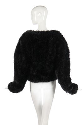 Lot 390 - A Vivienne Westwood faux-fur 'Gorilla' jacket, probably 'Always on Camera' collection, Autumn-Winter 1992