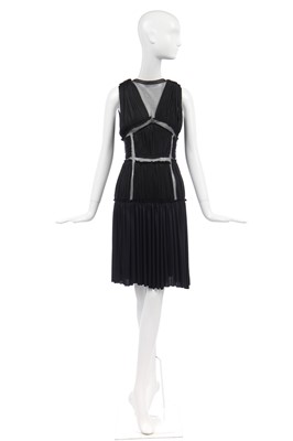 Lot 122 - An Alexander McQueen black jersey dress, probably 'Pantheon as Lecum' collection, Autumn-Winter 2004