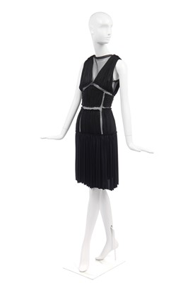 Lot 122 - An Alexander McQueen black jersey dress, probably 'Pantheon as Lecum' collection, Autumn-Winter 2004