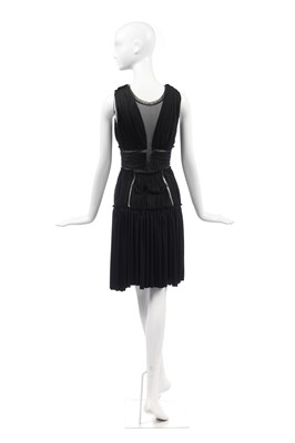 Lot 122 - An Alexander McQueen black jersey dress, probably 'Pantheon as Lecum' collection, Autumn-Winter 2004